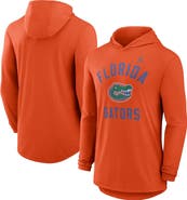 Jordan Brand Men's Jordan Brand Orange Florida Gators Classic Arch Tri-Blend Dri-FIT Long Sleeve Hoodie T-Shirt