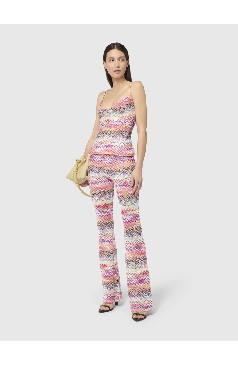 Missoni Straight-leg Trousers, Alternate, color, Pink & Multicoloured