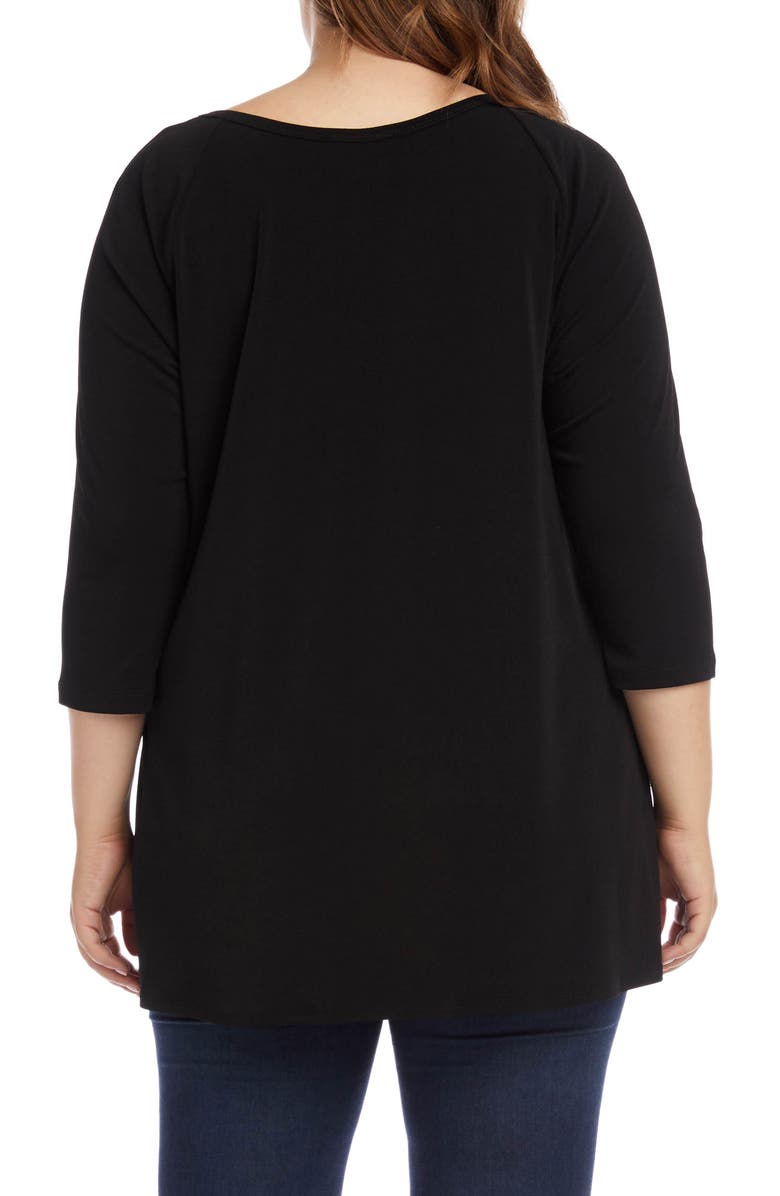 Karen Kane Sequin High/Low Top, Alternate, color,