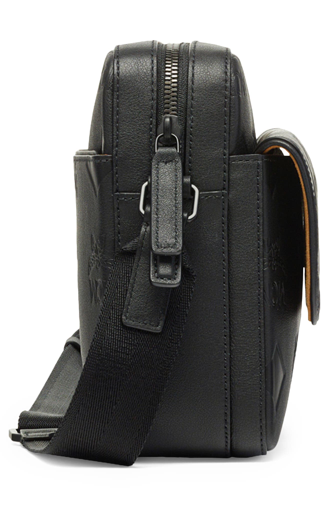 MCM Medium Aren Leather Crossbody Bag, Alternate, color, 