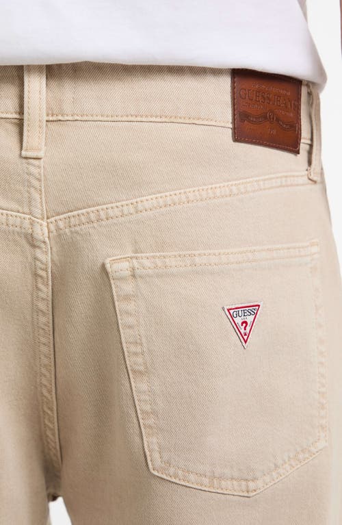 Guess Jeans G16 Relaxed Straight Leg Jeans In Beige