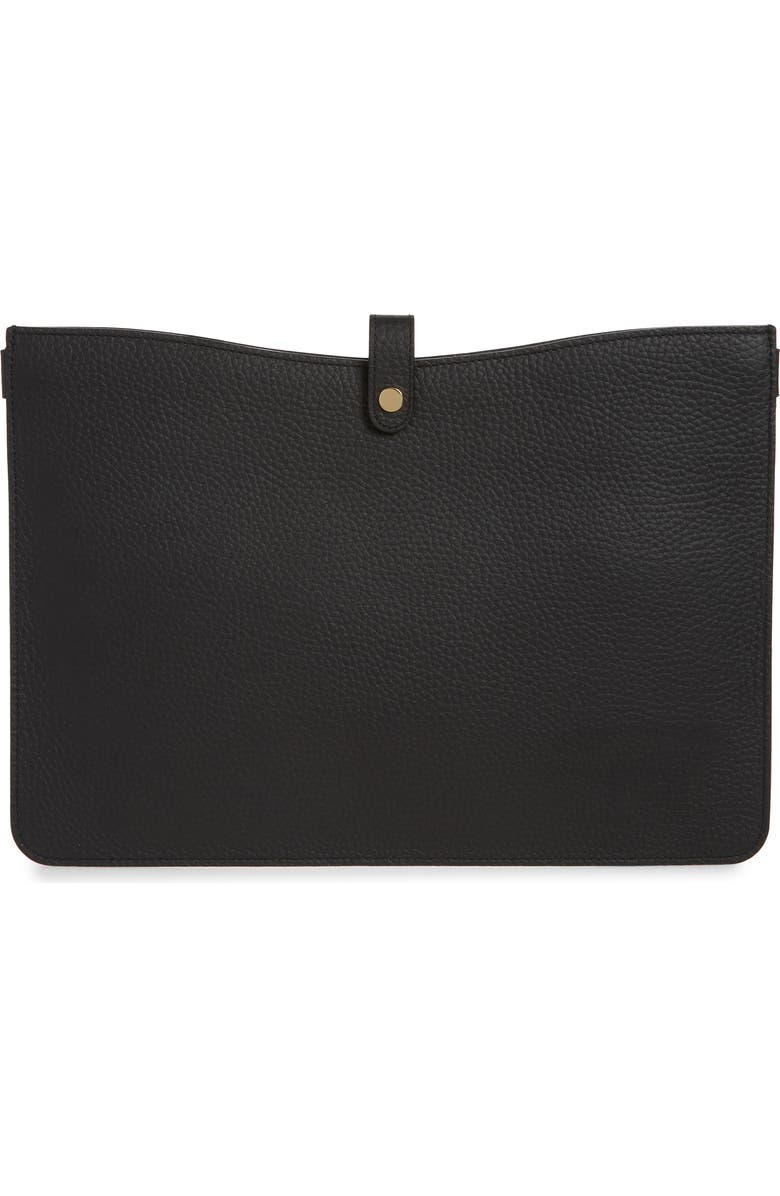 Cuyana System 13-Inch Leather Laptop Sleeve, Main, color,