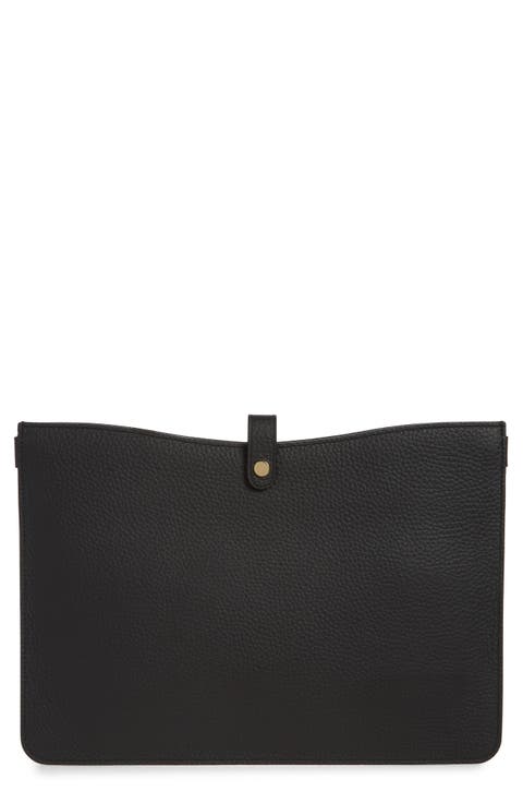 System 13-Inch Leather Laptop Sleeve