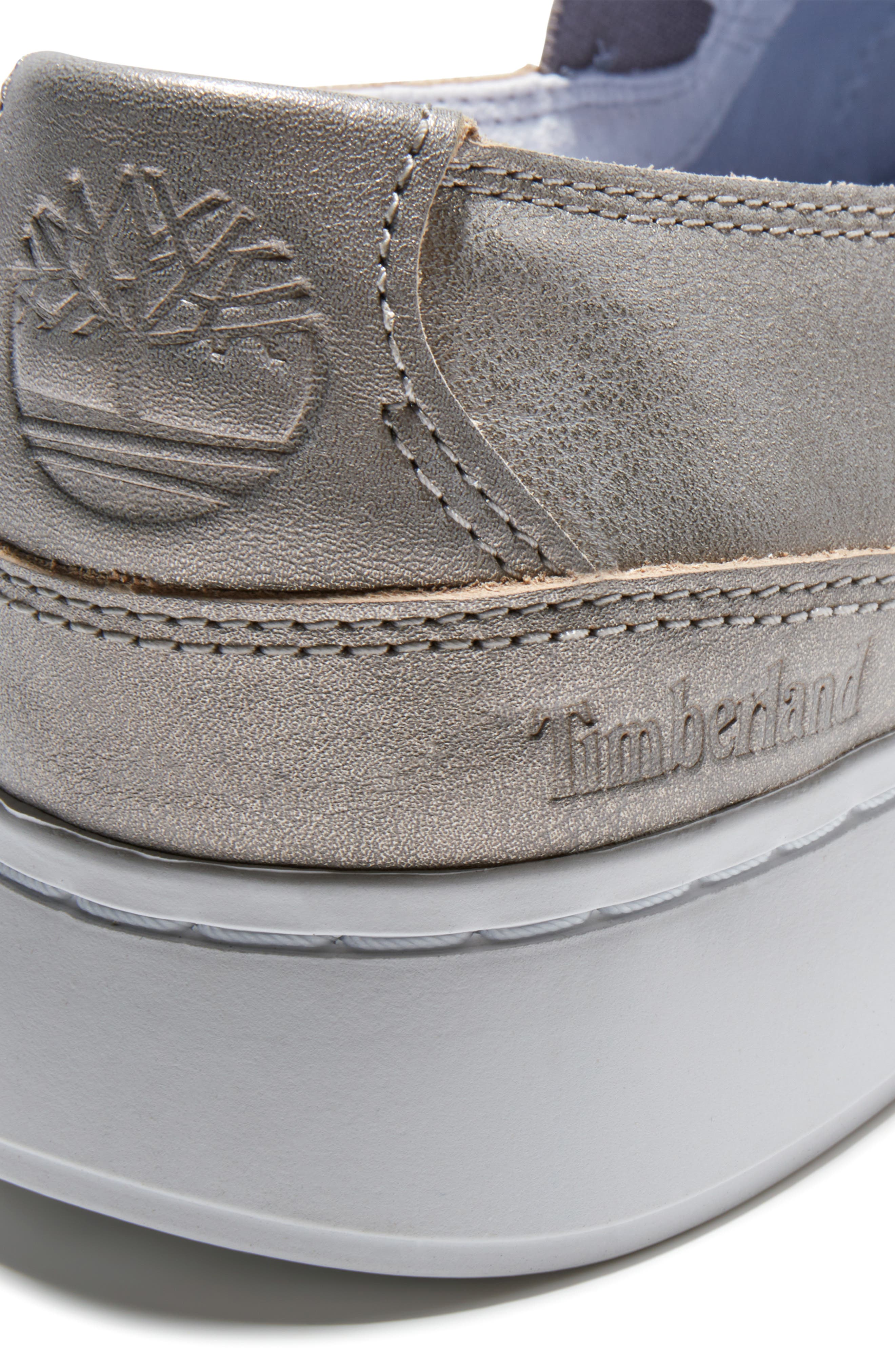 Atlanta Green Slip-On Sneaker, Alternate, color, MEDIUM GREY METALLIC