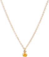 Set
Stones Birthstone Charm Pendant Necklace