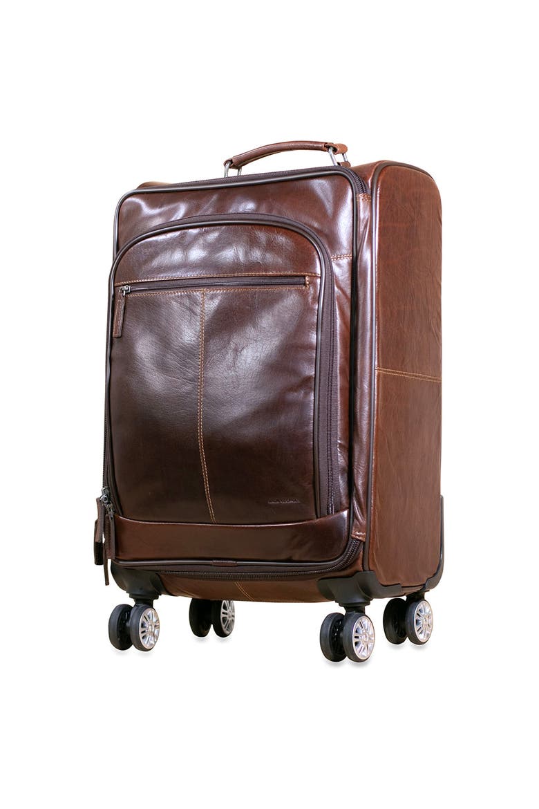 Voyager 22" Wheeled Carry-on Bag, Main, color, Brown