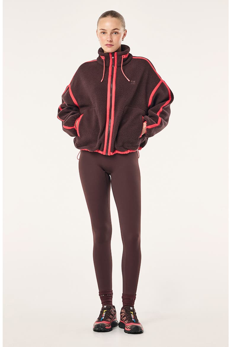 Lennon Jacket, Alternate, color, DARK PLUM/ STRAWBERRY