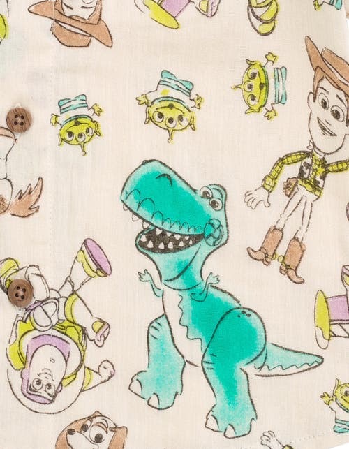 Disney Toy Story Button-down T-shirt & Shorts Set