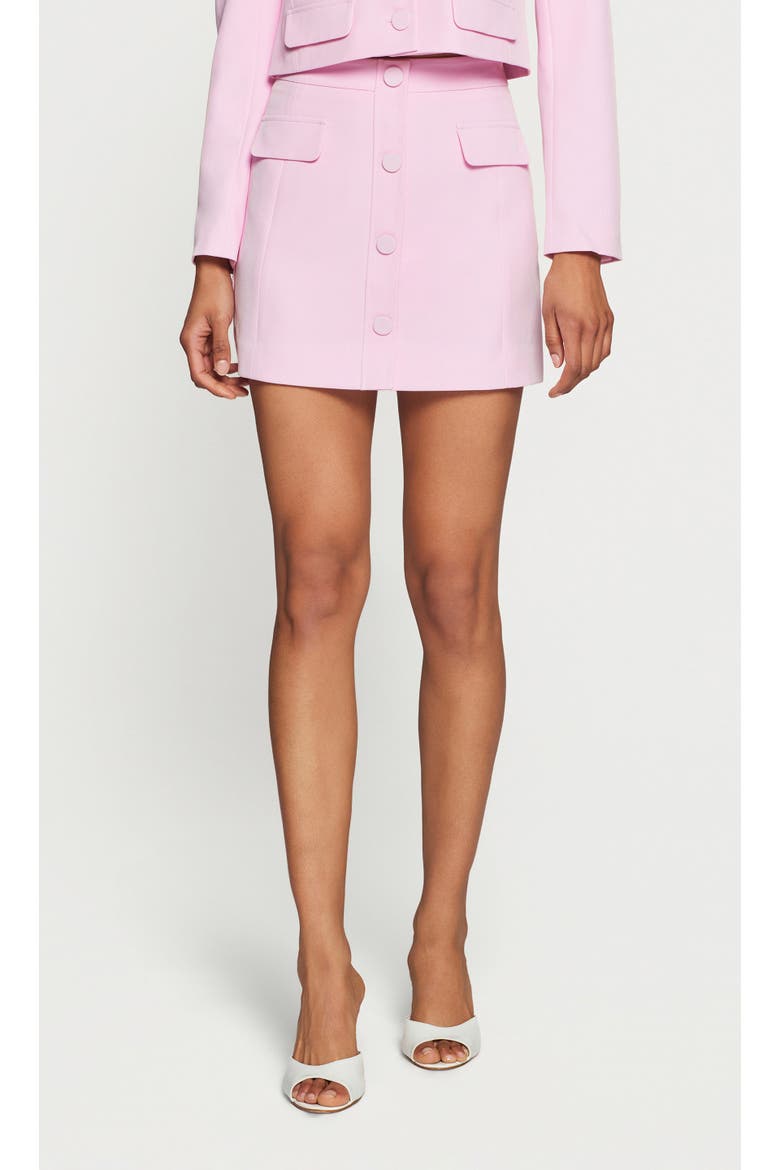 Katana Crepe Skirt, Main, color, Soft Rose