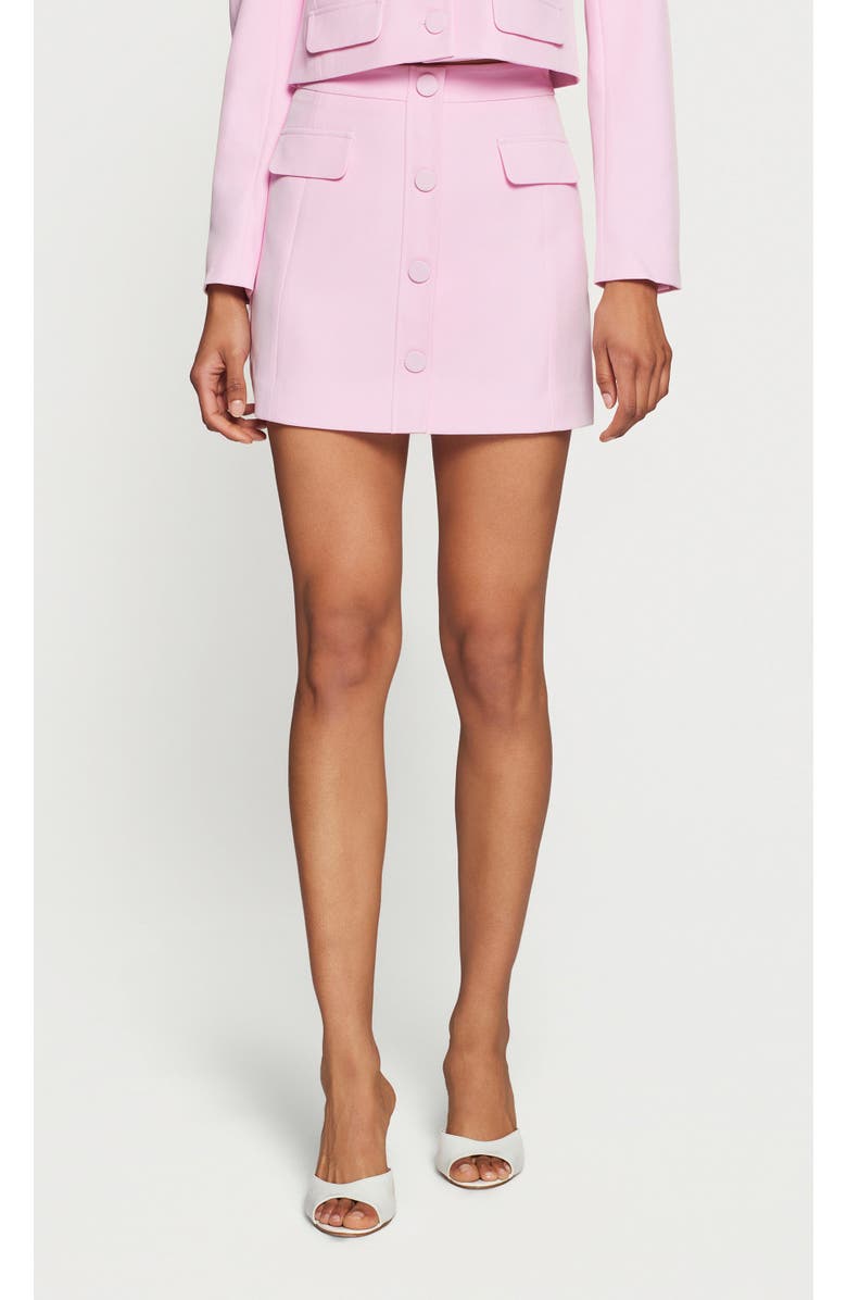 Generation Love Katana Crepe Skirt, Main, color, Soft Rose