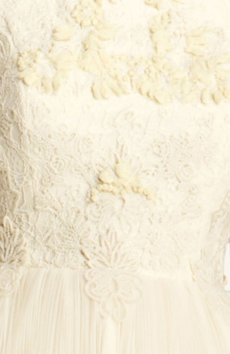Ted Baker London 'Telago' Embroidered Tulle Frock, Alternate, color,