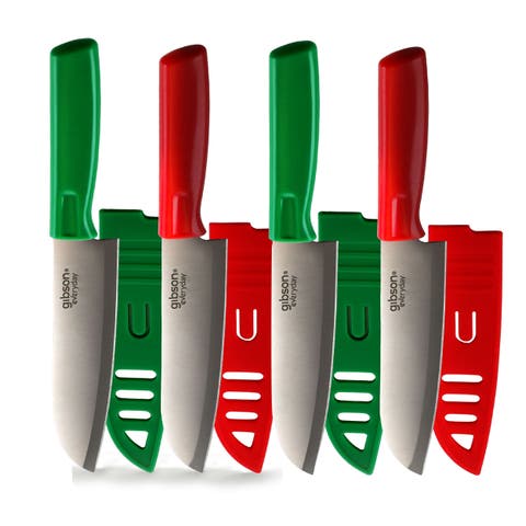 Grantville 4 Piece 6 Inch Santoku Knife with Sheath