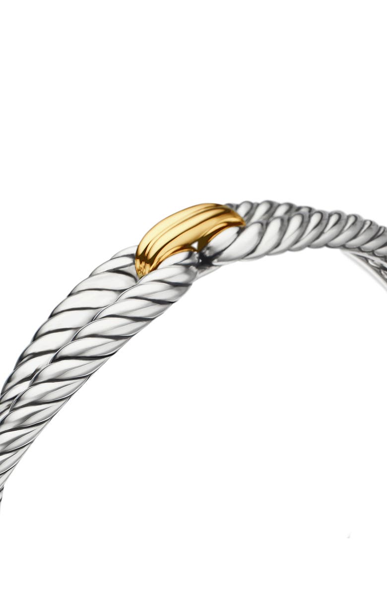 David Yurman Cable Loop Bracelet with 18K Gold, Alternate, color, 