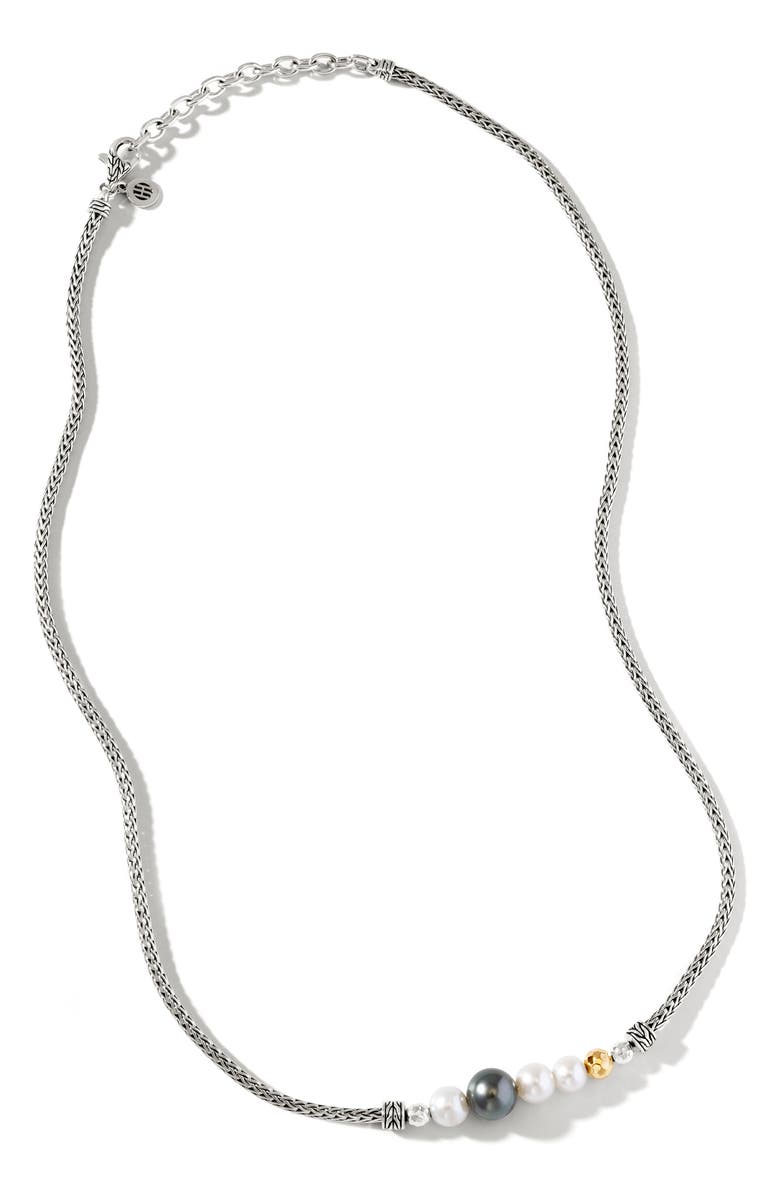John Hardy Men's Chain Classic Beaded Necklace, Main, color,