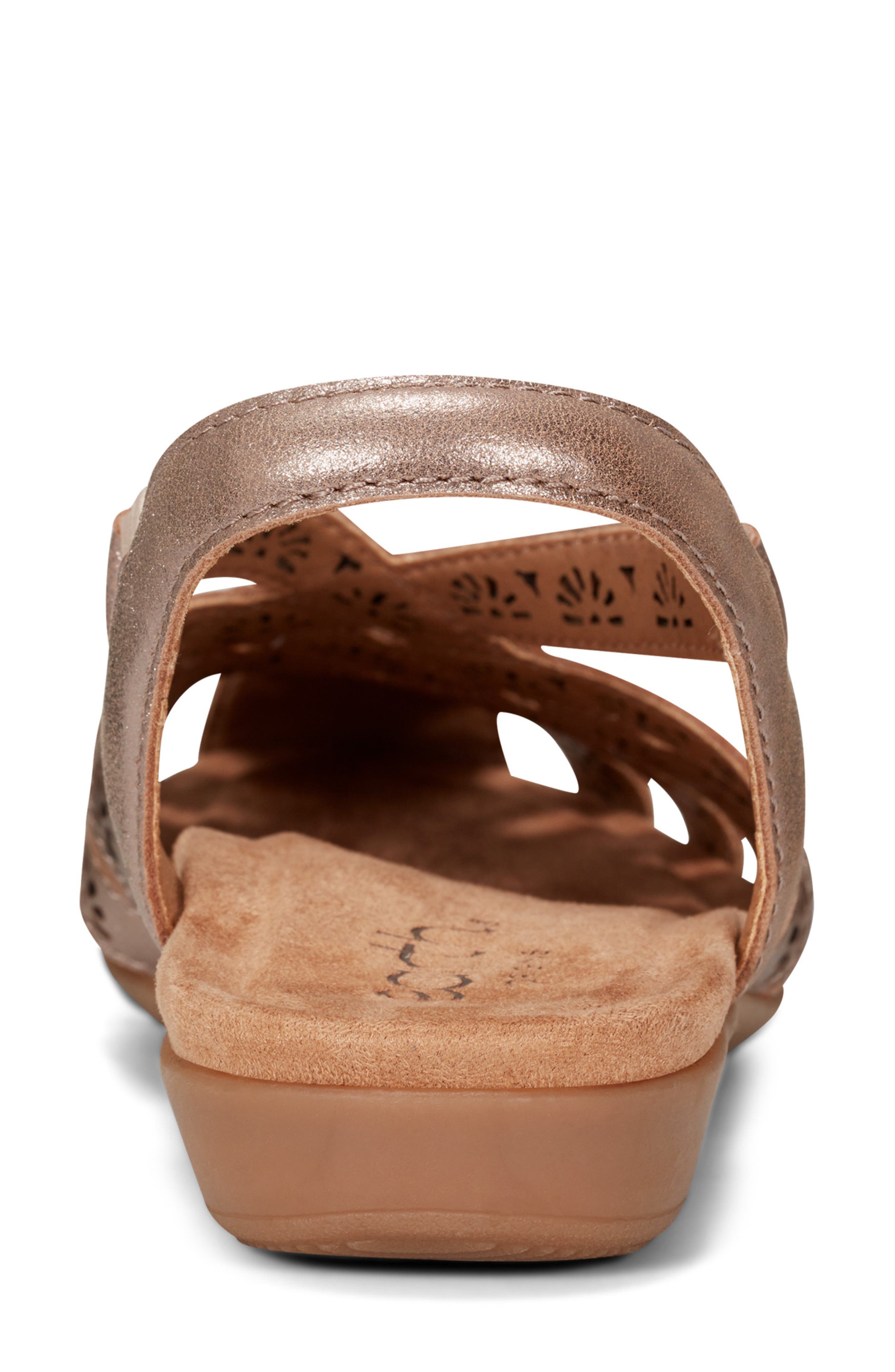 Briel Lasercut Sandal, Alternate, color, CHAMPAGNE