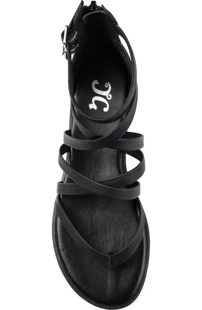 Journee Collection Zailie Gladiator Sandal - Wide Width, Alternate, color,