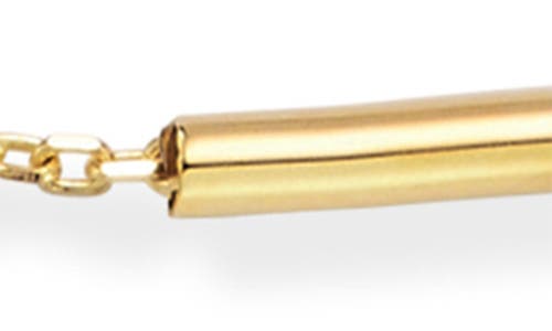 Ember Fine Jewelry 14k Gold Bar Station Anklet In Gold