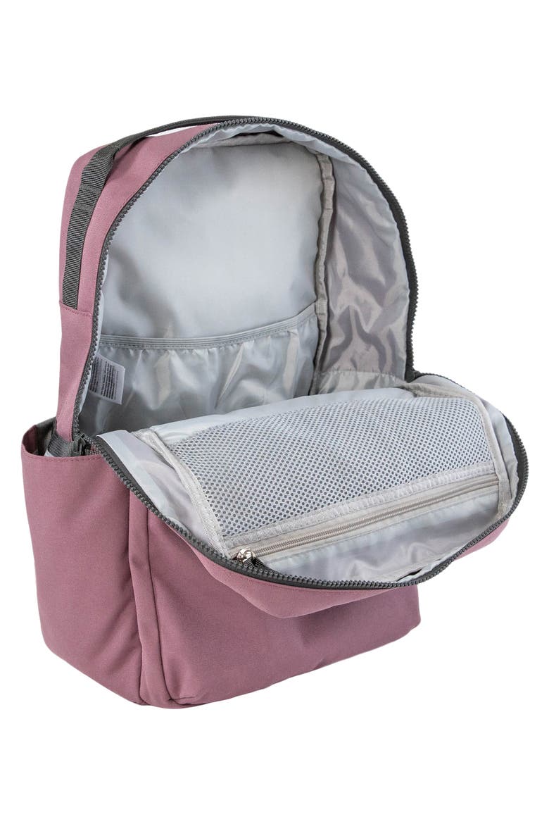 Roo Diaper Backpack, Alternate, color, MAUVE