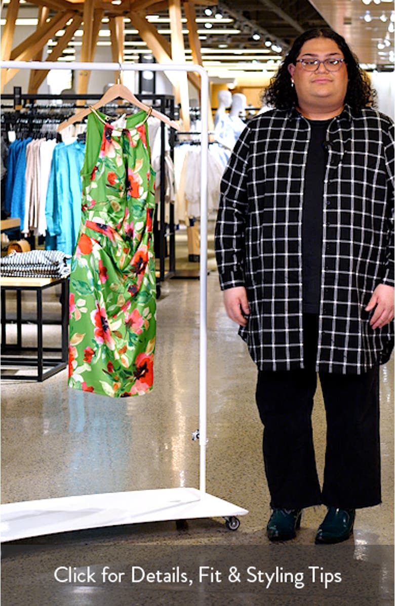 Floral Print Minidress, sales video thumbnail