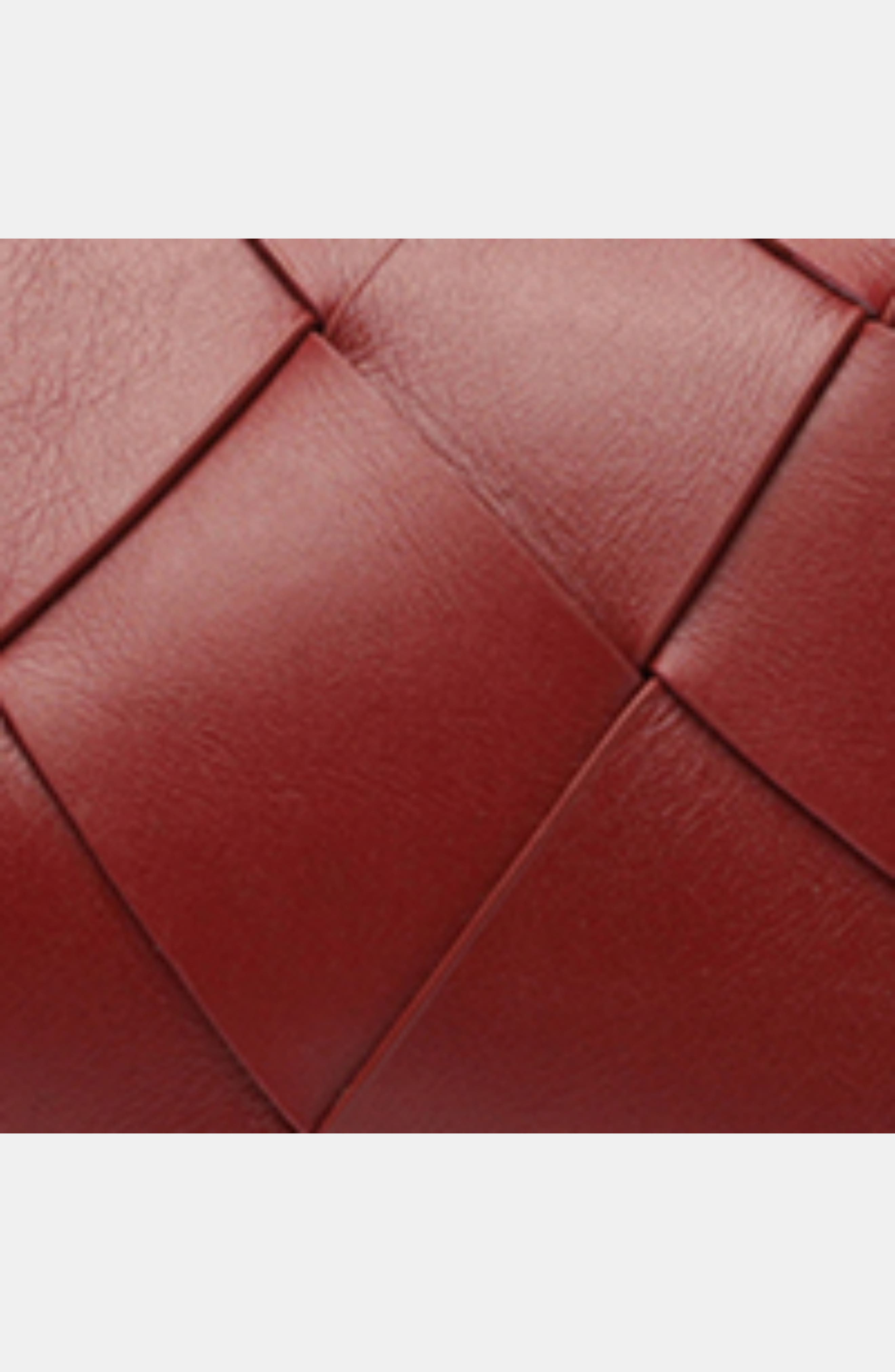 Sarah Medium Leather Shoulder Bag, Alternate, color, PASSION RED