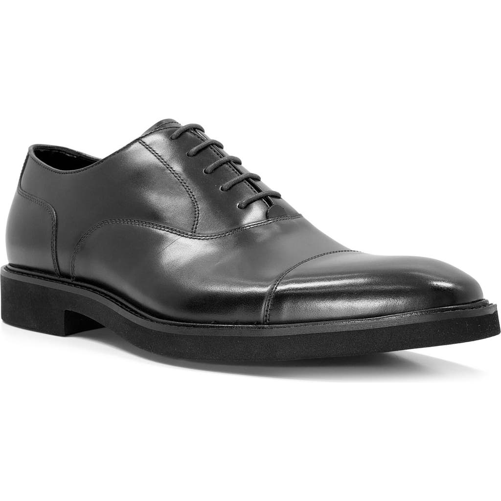 Dune London Shiloh Cap Toe Oxford In Black