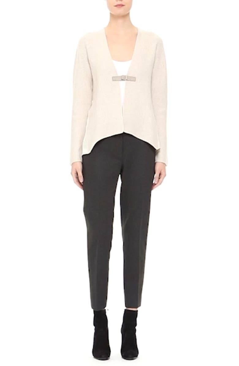 Max Mara 'Pegno' Jersey Crop Pants, Alternate, color,