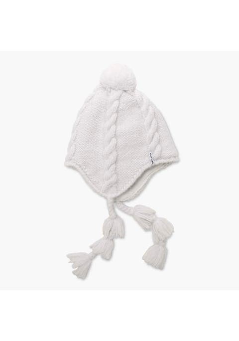 Ingrid Earflap Pom Beanie