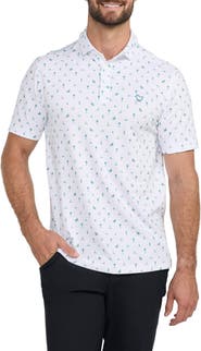 Bad Birdie Golf Print Piqué Performance Golf Polo