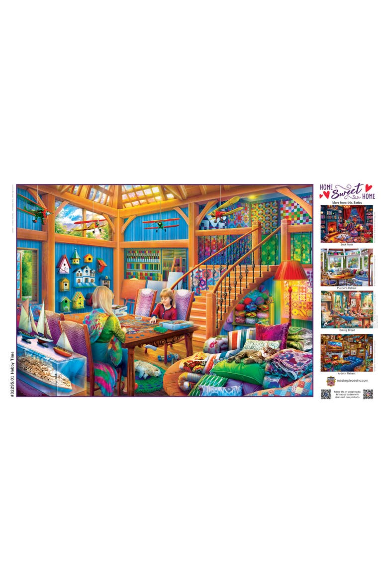 Hobby Time 500 Piece Jigsaw Puzzle, Alternate, color, Multicolor