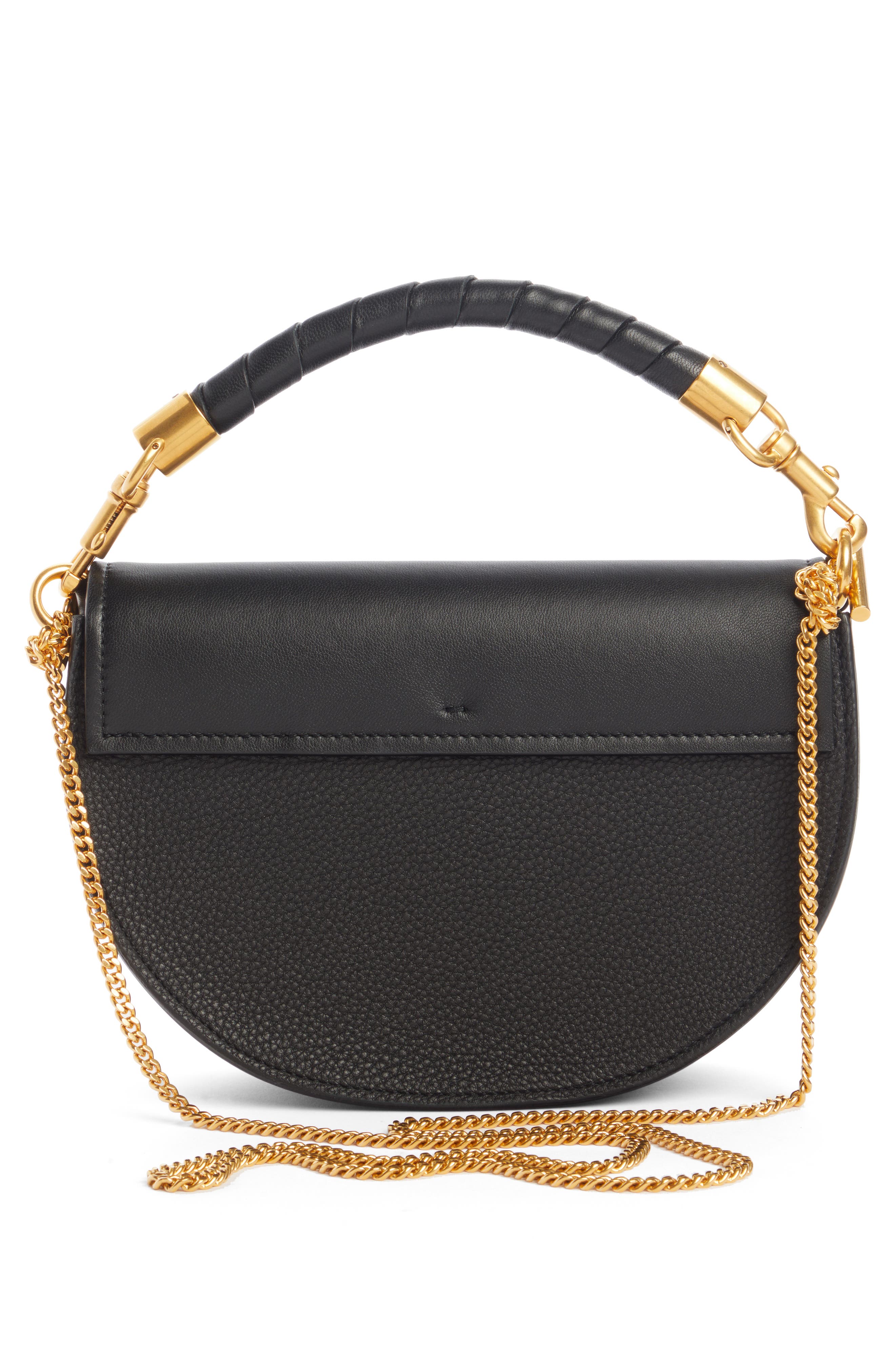 Chloé Marcie Leather Shoulder Bag, Alternate, color, 