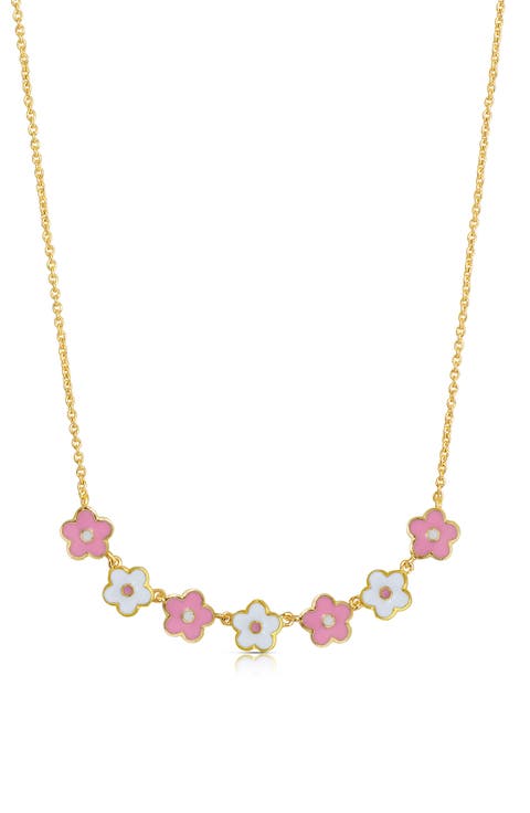 Kids' Flower Link Frontal Necklace