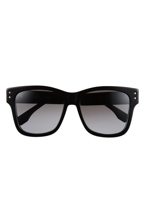 Fold Gradient Square Sunglasses