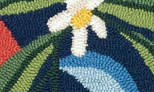 R16 Home Squeeze The Day Door Mat In Indigo Multi