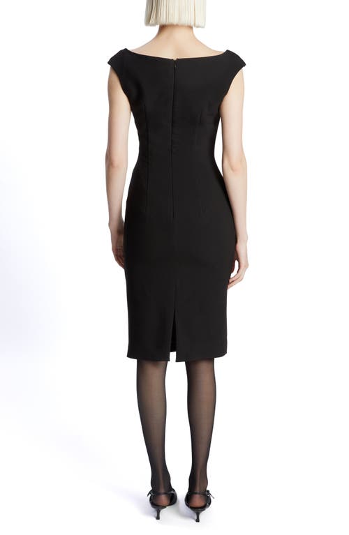 Bardot Audrey Fitted Dress In Black