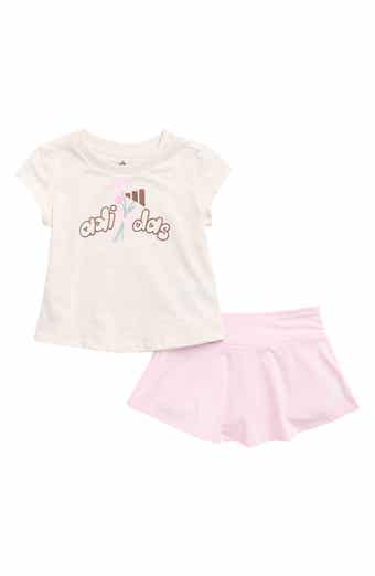 adidas Kids' Graphic T-Shirt & Scooter Skort Set
