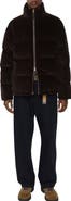 Burberry Corduroy Snowdon Puffer Jacket