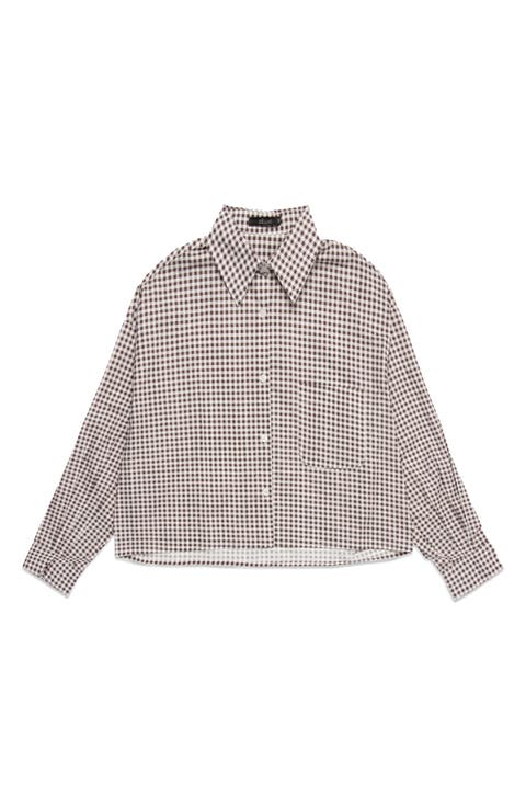 Lance Check Print Cotton Poplin Shirt