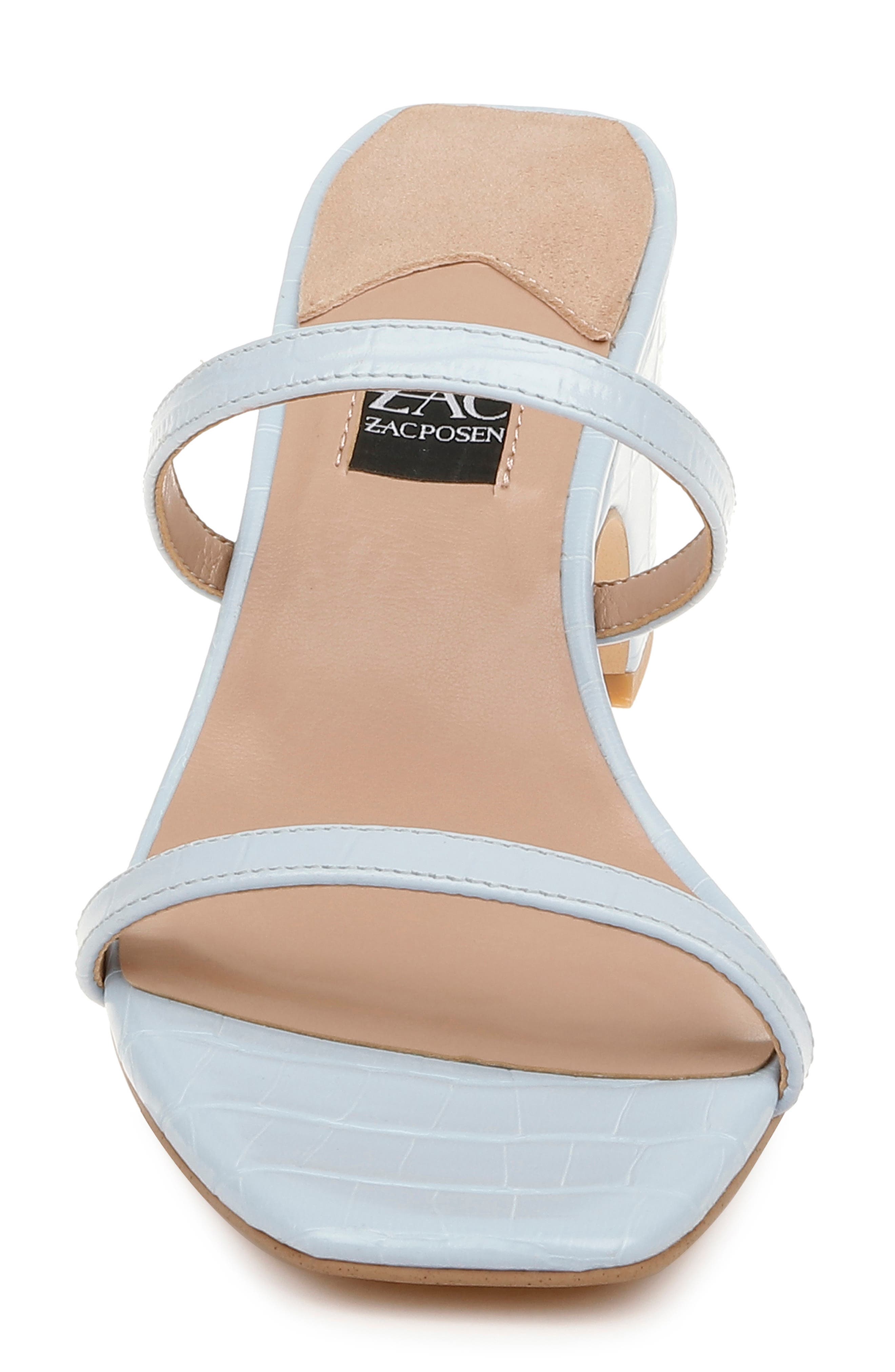 Saint Slide Sandal, Alternate, color, BABY BLUE LEATHER