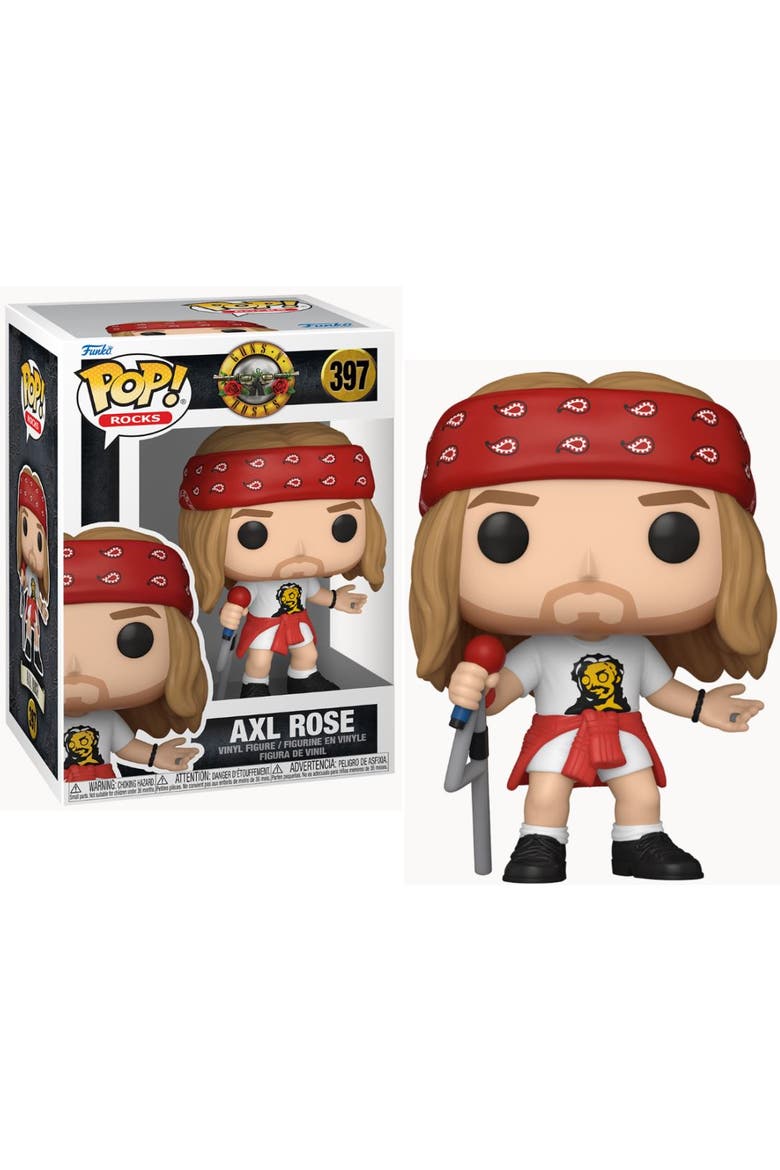Axl Rose (Guns N Roses) 1992 Funko Pop! Rocks, Main, color, White