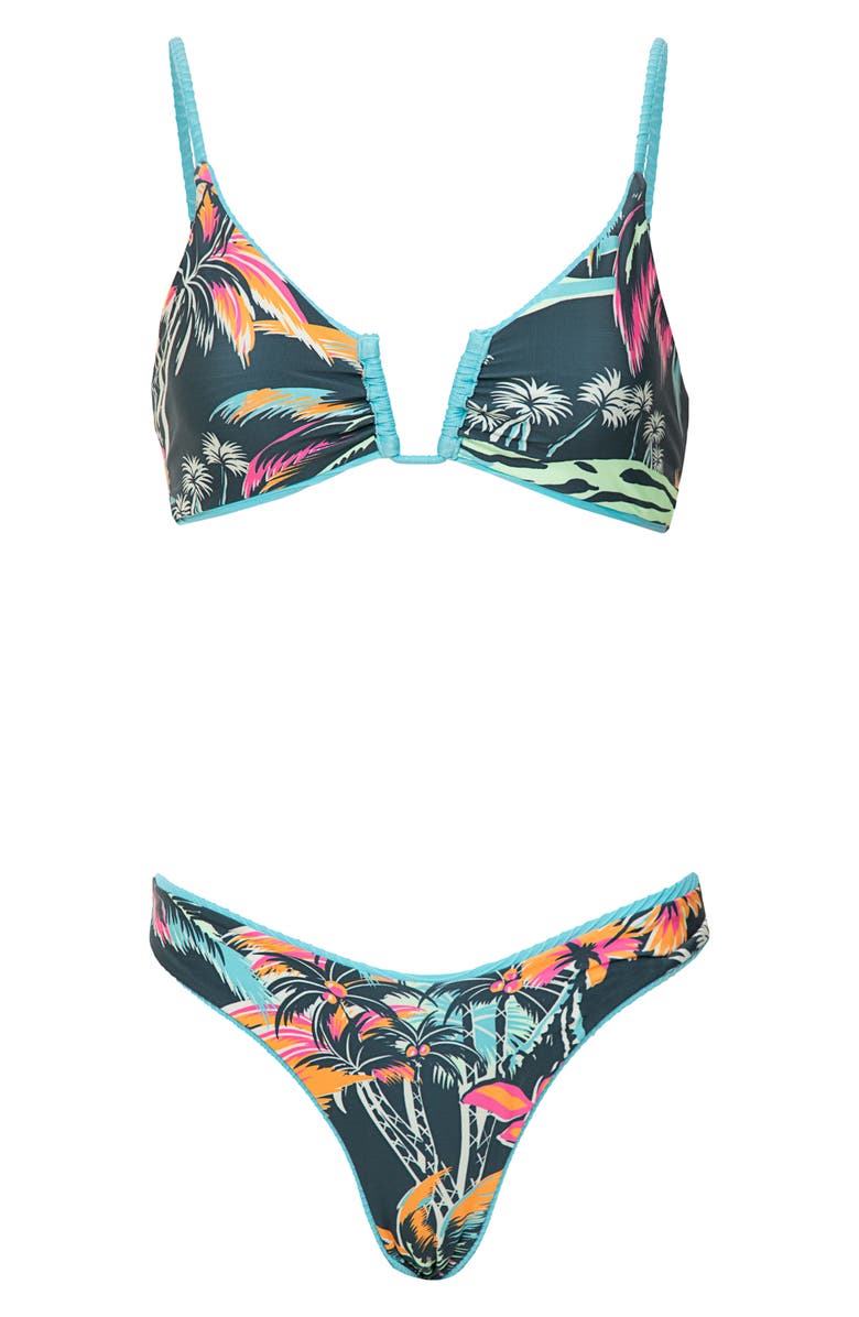 Maaji Bia Reversible Bikini Top, Alternate, color, Blue