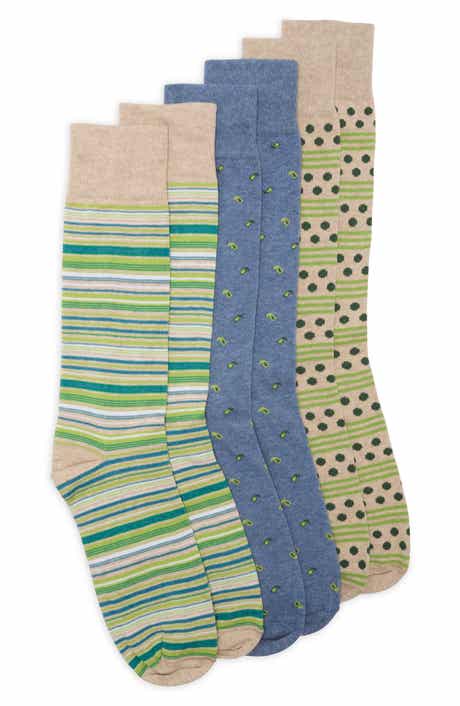 3-Pack Multistripe Dress Socks