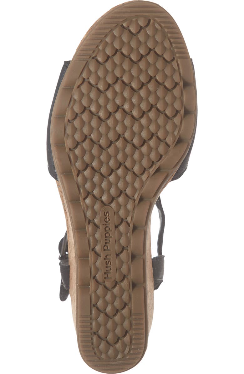 Hush Puppies<sup>®</sup> Pekingese Wedge Sandal, Alternate, color,