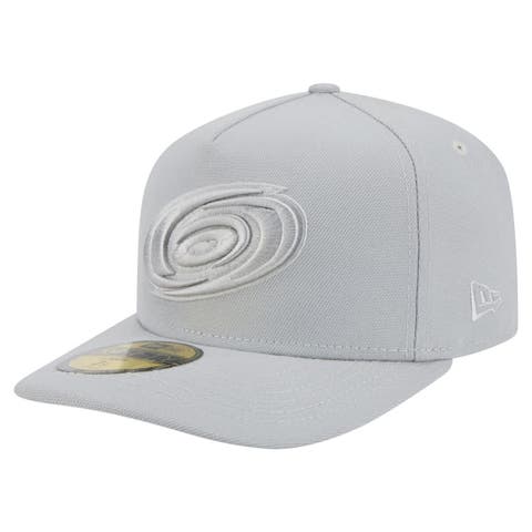 Men's New Era Gray Carolina Hurricanes Color Pack A-Frame 59FIFTY Fitted Hat