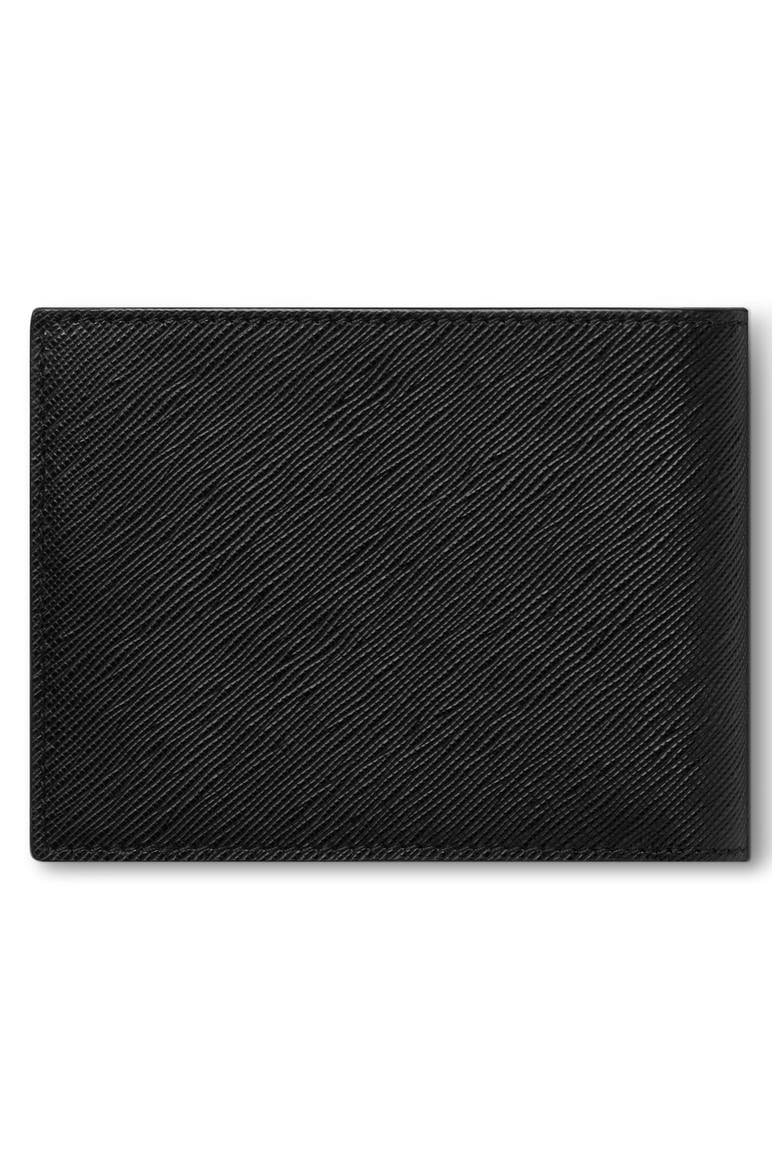 Sartorial Leather Bifold Wallet, Alternate, color, BLACK