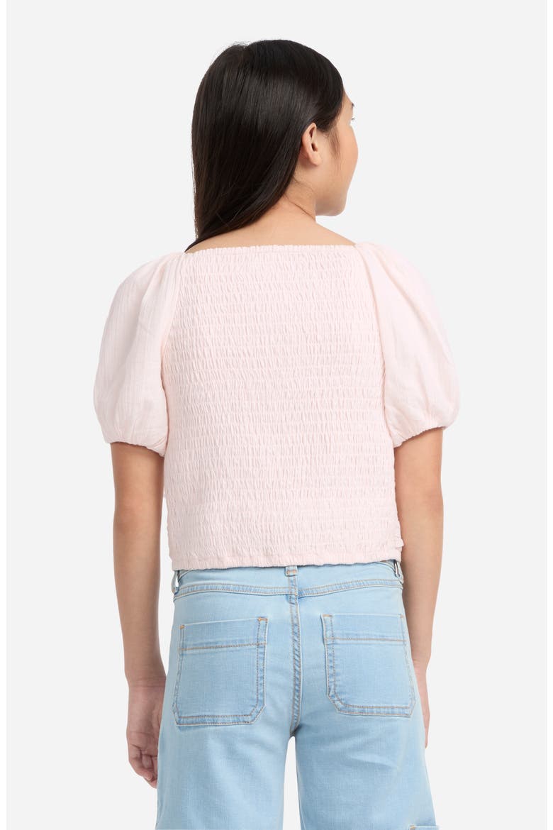 Kids' Emerson Puff Sleeve Top, Alternate, color, AEOMAUVE C
