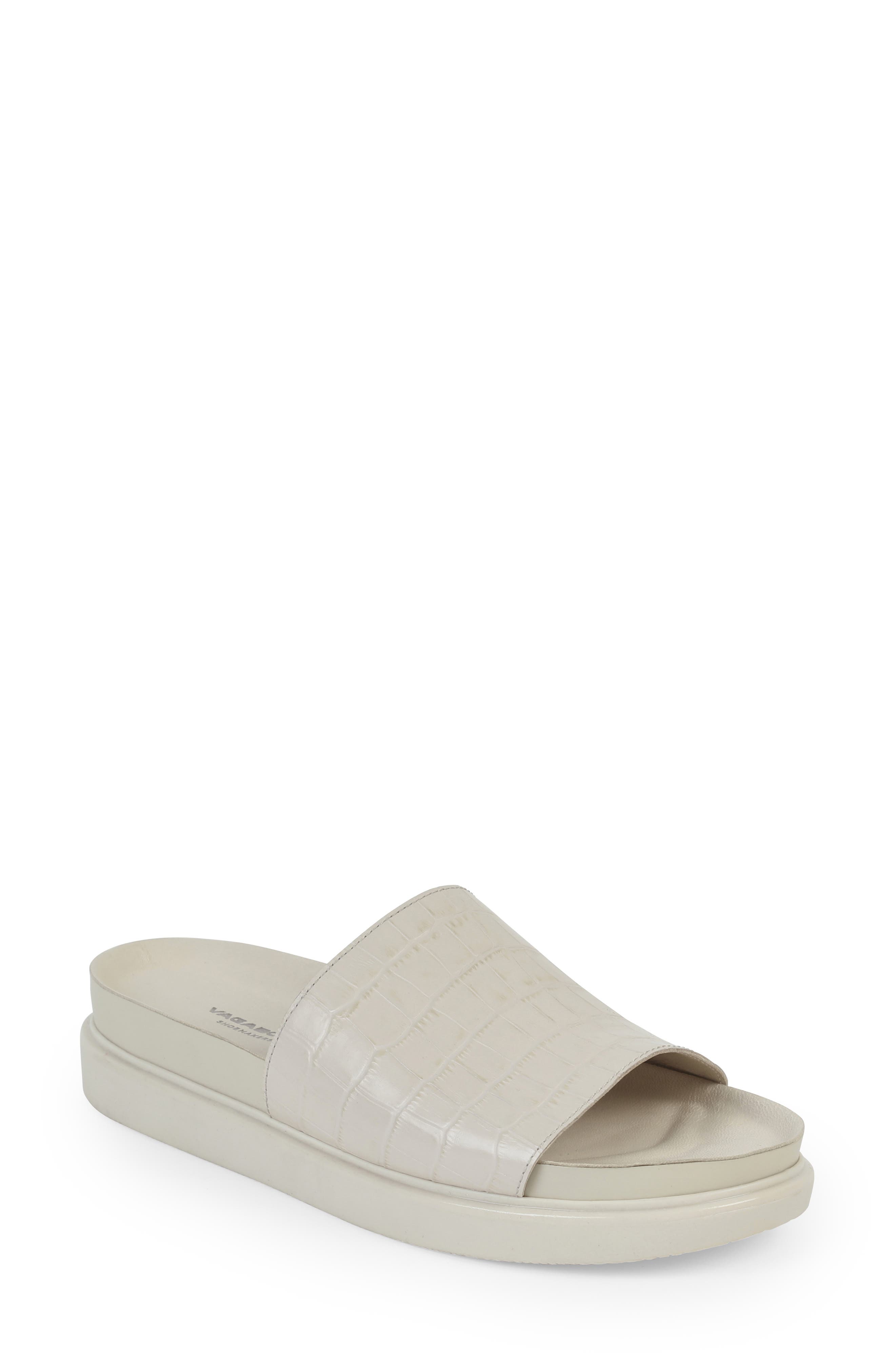 Erin Slide Sandal, Main, color, OFF WHITE