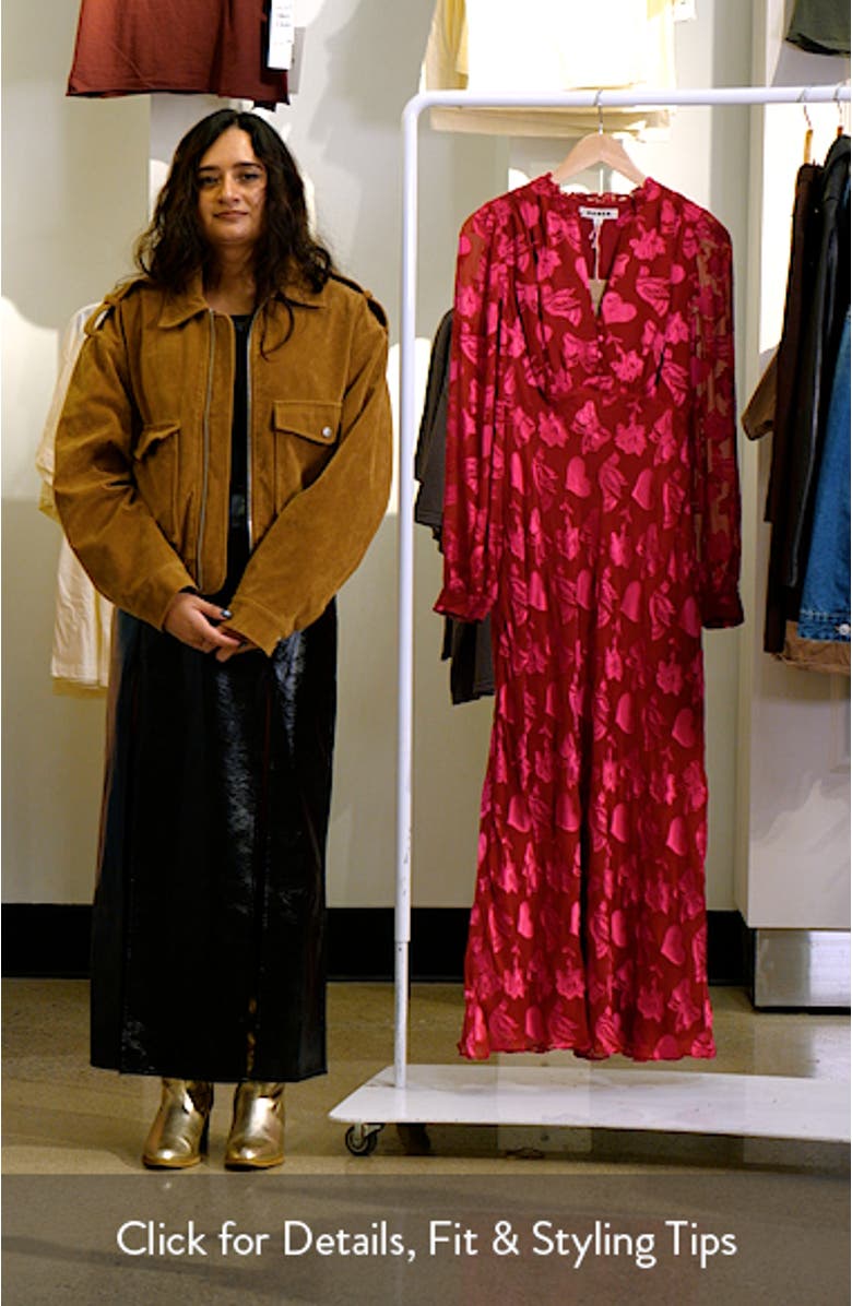 Cassie Devore Long Sleeve Midi Dress, sales video thumbnail