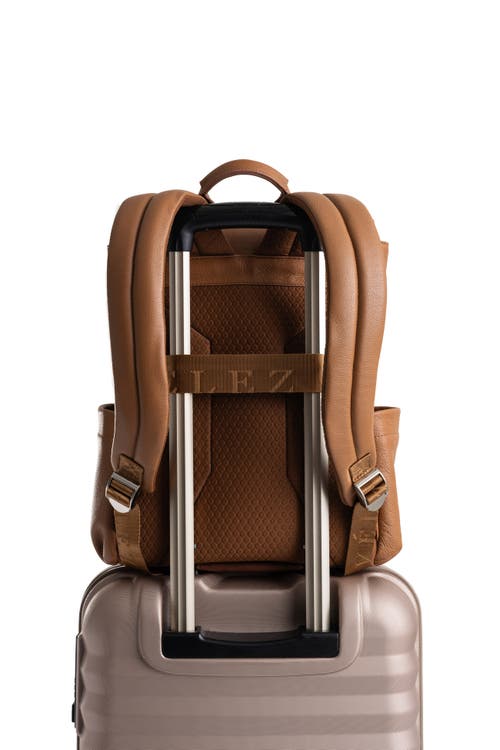 Velez Zermatt Leather Backpack For The C In Brown