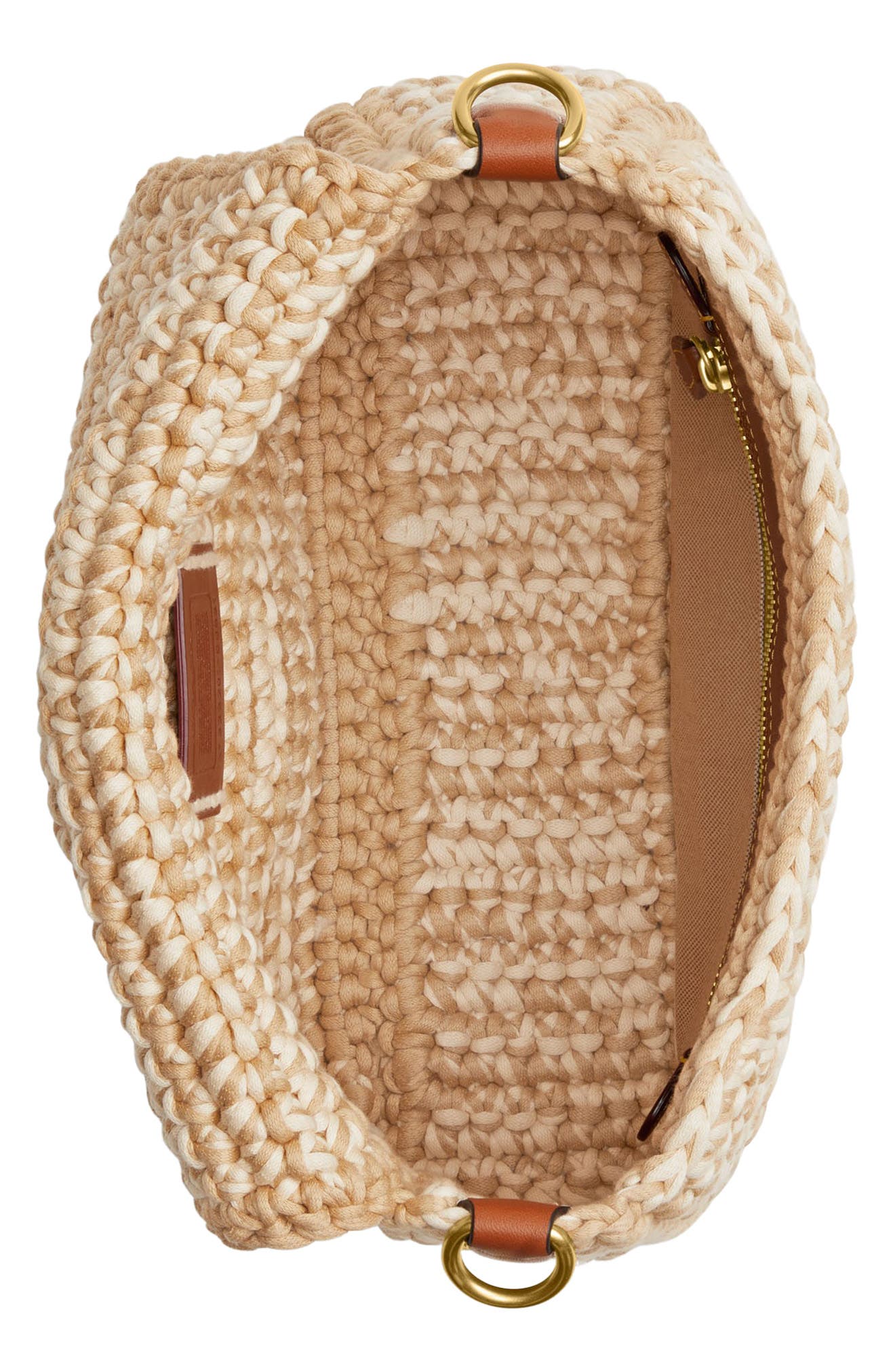 COACH Tabby Soft Crochet Shoulder Bag, Alternate, color, 