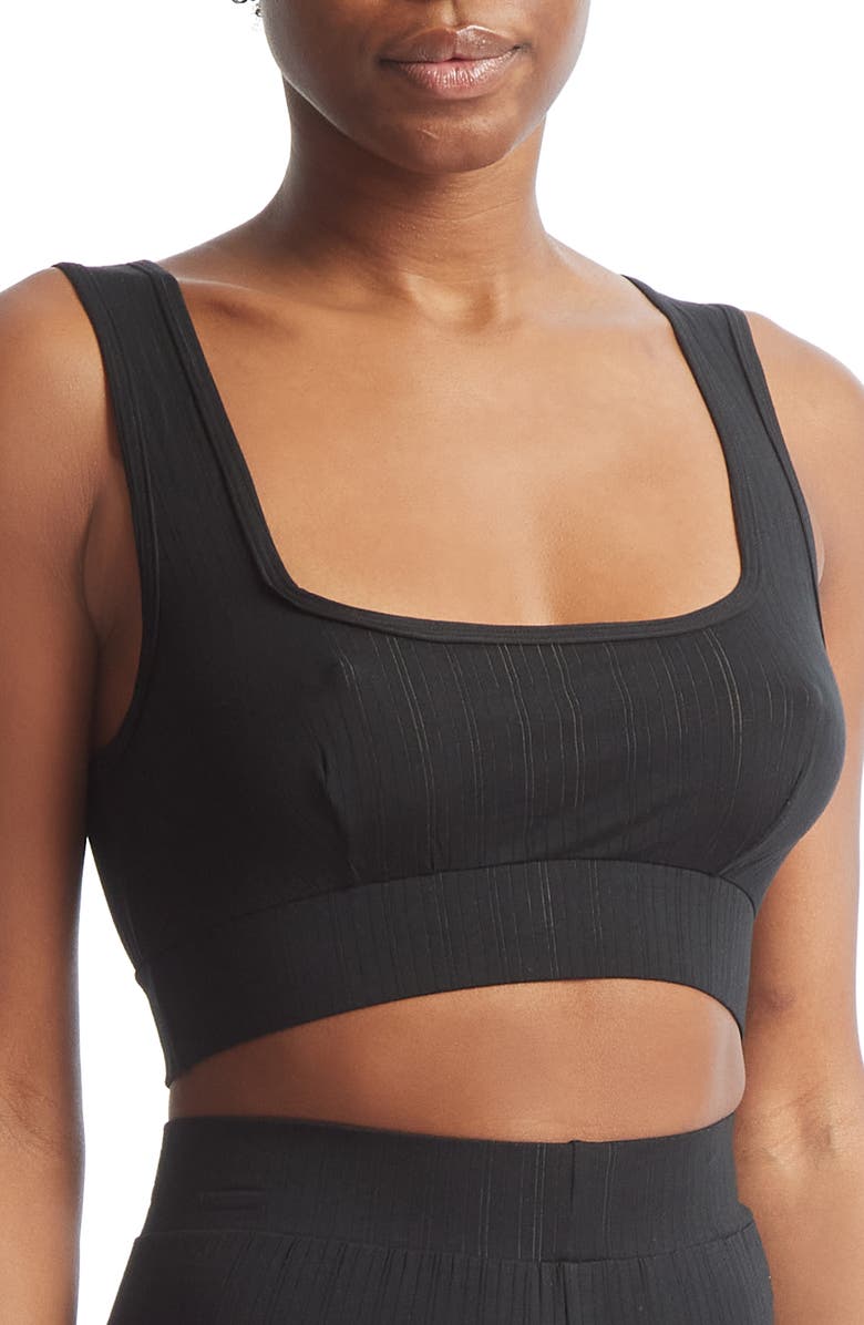 Hanky Panky MellowLuxe<sup>™</sup> Lounge Bralette, Main, color, Black